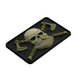 M-Tac нашивка Bearded Skull 3D PVC Black/Olive 51113201 фото 2 Viktailor
