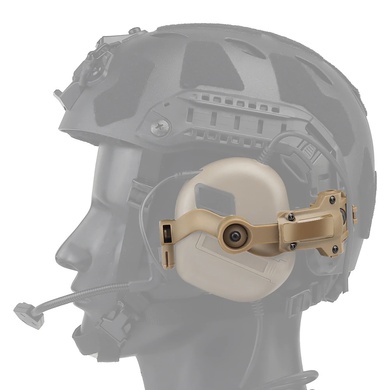 Адаптер для навушників Helmet Rail Adapter Coyote HR-MK-COY Viktailor