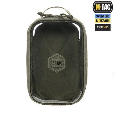 Органайзер утилітарний прозорий M-Tac Elite, Ranger Green, 22х14 см