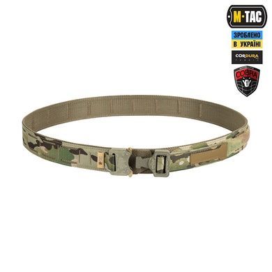Ремінь M-Tac Cobra Buckle Tactical Belt Laser Cut, MultiCam, XS/S