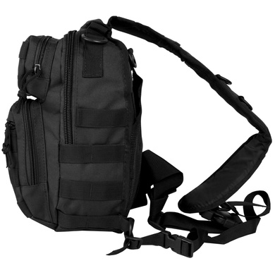 Рюкзак однолямковий MIL-TEC One Strap Assault Pack 10L Black 14059102 Viktailor