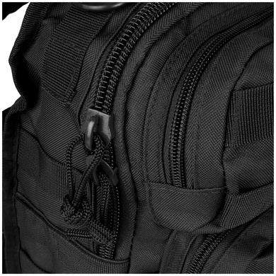 Рюкзак однолямочный MIL-TEC One Strap Assault Pack 10L Black 14059102 Viktailor
