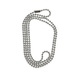 Ланцюжок для жетонів MIL-TEC Dog Tag Chain 60 см Сріблястий 16365000 фото 1 Viktailor