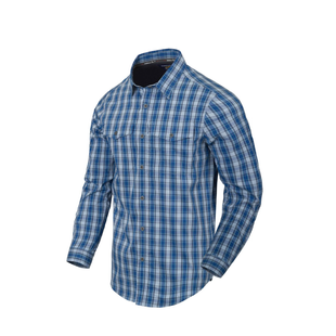 Рубашка Helikon-Tex Covert Concealed Carry Shirt Blue Plaid KO-CCC-CB-PD-B02 Viktailor