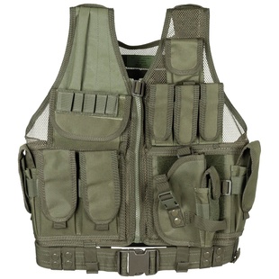 Разгрузочный жилет MFH USMC Vest с ремнем Olive 04473B Viktailor