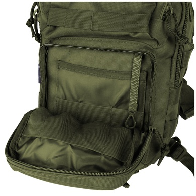 Рюкзак однолямочный MIL-TEC One Strap Assault Pack 10L Olive 14059101 Viktailor