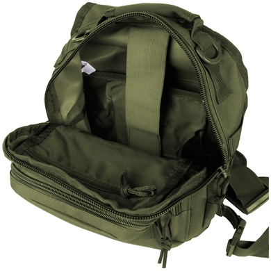 Рюкзак однолямковий MIL-TEC One Strap Assault Pack 10L Olive 14059101 Viktailor