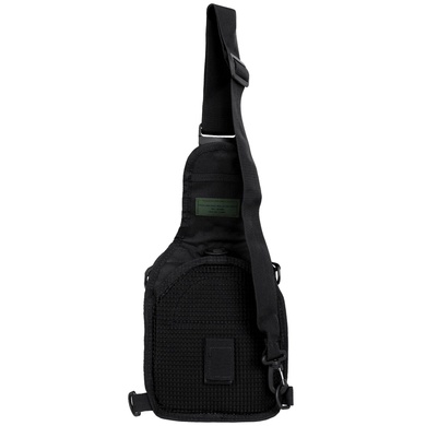 Рюкзак однолямочный MFH Shoulder Bag Black 30700A Viktailor