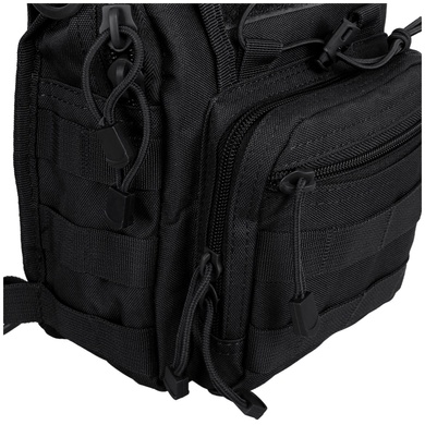 Рюкзак однолямочний MFH Shoulder Bag Black 30700A Viktailor