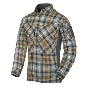 Сорочка Helikon-Tex MBDU FLANNEL SHIRT фланелева руда в клітинку KO-MBD-PO-P2-B02 Viktailor