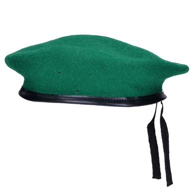 Берет армейский безшовный MIL-TEC Beret Green Морская пехота Зеленый 12403001-062 Viktailor