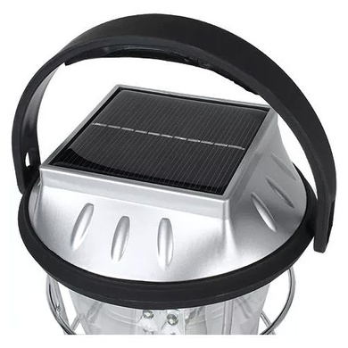 Туристичний ліхтар MIL-TEC 3-Way Lantern з сонячною панеллю та акумулятором 15196100 Viktailor