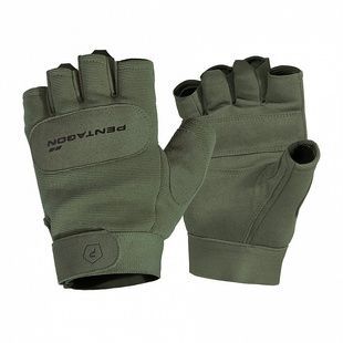 Рукавиці тактичні безпалі Pentagon Duty Mechanic 1/2 Gloves P20010-SH-06-XL Viktailor