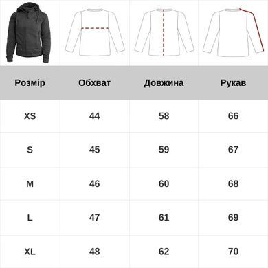 Жіноча кофта Pentagon Aphrodite Sweater K08042-08WG-XS Viktailor