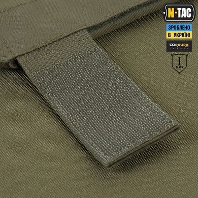 Фартух протиуламковий з балістичним пакетом 1 клас (FMS) M-Tac Laser Cut, Ranger Green