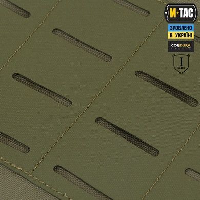 Фартух протиуламковий з балістичним пакетом 1 клас (FMS) M-Tac Laser Cut, Ranger Green