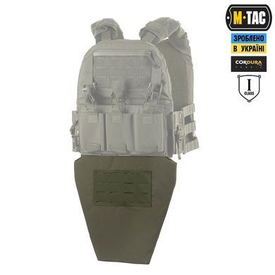 Фартух протиуламковий з балістичним пакетом 1 клас (FMS) M-Tac Laser Cut, Ranger Green