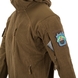 Кофта флисовая Helikon-Tex Alpha Hoodie Jacket Grid Fleece Coyote BL-ALH-FG-11-B04 фото 6 Viktailor