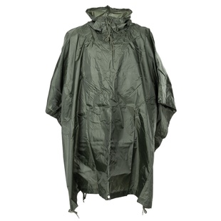 Дощовик пончо MFH Poncho Rip-Stop Olive 08524B Viktailor