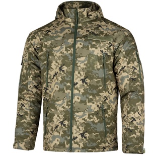 Куртка зимова Vik-Tailor SoftShell Max-Heat ММ-14 (піксель ЗСУ) 44866298-46 Viktailor