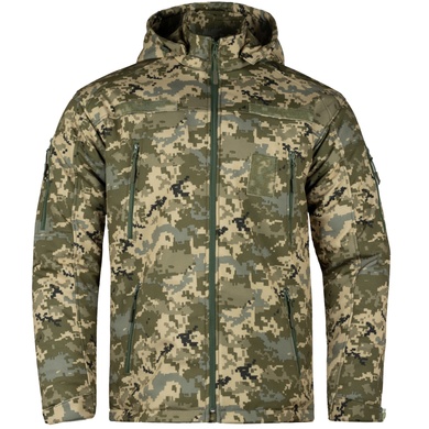 Куртка зимова Vik-Tailor SoftShell Max-Heat ММ-14 (піксель ЗСУ) 44866298-48 Viktailor