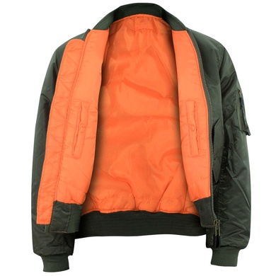 Куртка бомбер MIL-TEC MA1 US Flight Jacket Olive M 10403001-903 Viktailor
