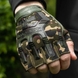 Рукавиці тактичні безпалі Mechanix M-Pact Gloves Woodland 65255220-03 фото 4 Viktailor