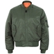 Куртка бомбер MIL-TEC MA1 US Flight Jacket Olive M 10403001-903 фото 3 Viktailor