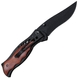 Нож складной Fox Outdoor 44823 с деревяными накладками Черный 44823 фото 3 Viktailor
