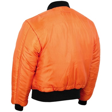 Куртка Бомбер летная US FLIGHT JACKET MA1® STYLE Черная 10403002 Viktailor