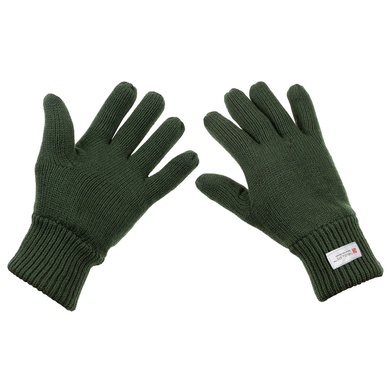 Перчатки вязаные MFH Knitted Gloves Олива  15493B-S Viktailor