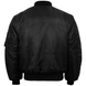 Куртка Бомбер льотна US FLIGHT JACKET MA1® STYLE Чорна 10403002 фото 4 Viktailor