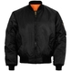 Куртка Бомбер летная US FLIGHT JACKET MA1® STYLE Черная 3XL 10403002-907 фото 3 Viktailor
