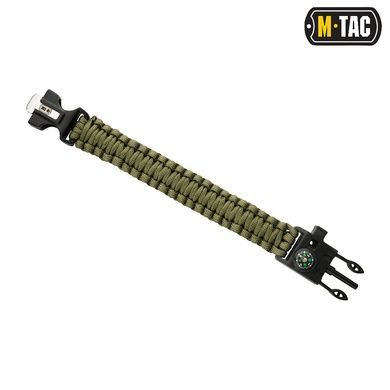 Браслет з компасом, висікачем іскор і свистком M-Tac HWSH001C-OD-M Viktailor