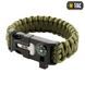 Браслет з компасом, висікачем іскор і свистком M-Tac HWSH001C-OD-M фото 1 Viktailor