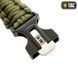 Браслет з компасом, висікачем іскор і свистком M-Tac HWSH001C-OD-M фото 4 Viktailor