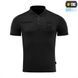Поло M-Tac Elite Tactical Coolmax, Black/Blue, XS