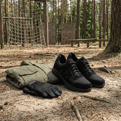 Кросівки тактичні зі вставками кордури Vik-Tailor Ягуар, Black, 38