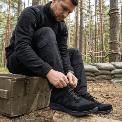 Кросівки тактичні зі вставками кордури Vik-Tailor Ягуар, Black, 38