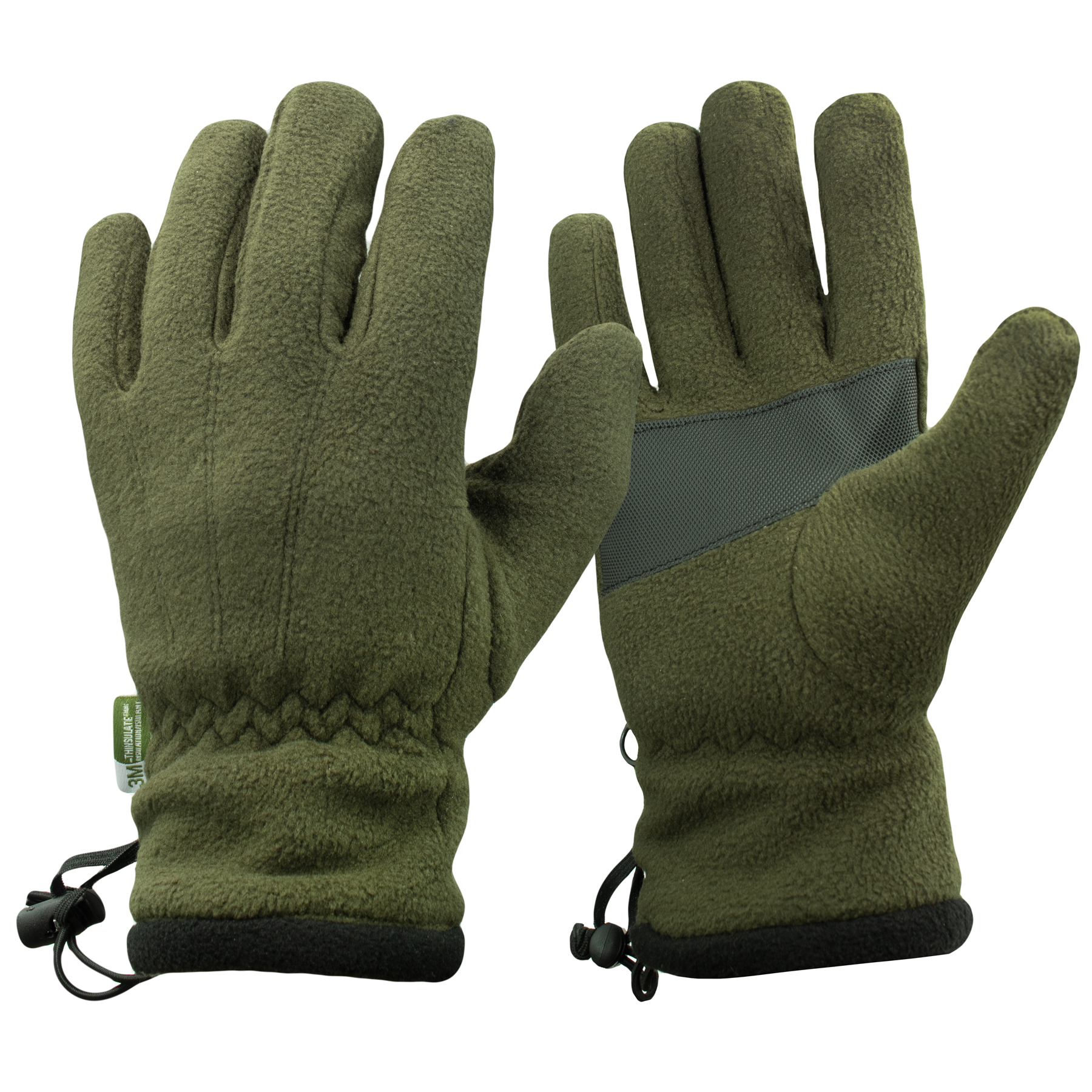 Перчатки флисовые Vik-Tailor Thinsulate, Olive, L/XL