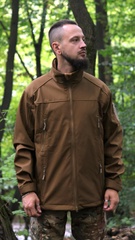 Куртка Vik-Tailor SoftShell з липучками для шевронів Coyote 44006305 Viktailor