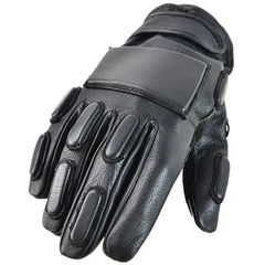 Рукавиці шкіряні з демпфером MIL-TEC SEC Combat Gloves Чорні