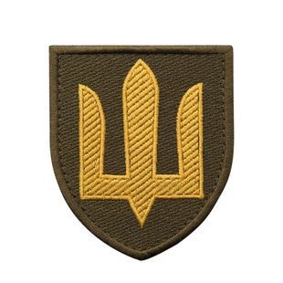 Шеврон Трезубец Койот На Оливе 01130008 Viktailor