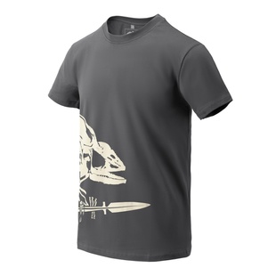 Футболка Helikon-Tex T-Shirt «Full Body Skeleton» Shadow Grey TS-FBS-CO-35-B08 Viktailor