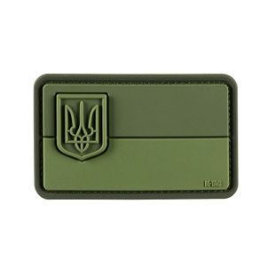M-Tac нашивка прапор України з малим гербом PVC, Olive