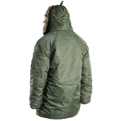Куртка парка Аляска с мехом US N3B TEESAR® PARKA Оливковая 10181001-903 Viktailor
