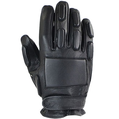Перчатки кожаные с демпфером MIL-TEC SEC Combat Gloves Черные 12501002-007 Viktailor