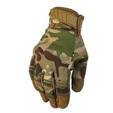 Тактичні рукавиці повнопалі із захистом Multicam 60051049-M Viktailor
