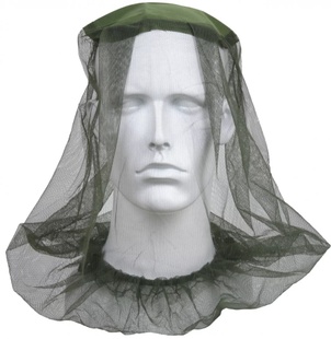 Антимоскитная сетка бескаркасная MFH Mosquito Head Net Olive 10463 Viktailor