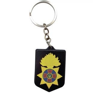 Брелок гумовий Нац гвардія України, Black